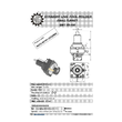 BMT 55. STRAIGHT tool holder. with 20bar internal cooling EMAG