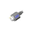 VDI 40, straight tool holder, coupling DOG CLUTCH, with internal cooling