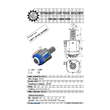 VDI 40. straight tool holder. coupling DOG CLUTCH-INDEX/TRAUB. no internal cooling