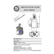VDI 40. angular tool holder. coupling TOEM. no internal cooling