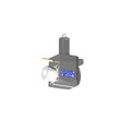 VDI 30, angular tool holder, coupling FLAT(~DIN 1809), no internal cooling