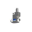VDI 40, angular&offset tool holder, coupling TOEM, with 80bar internal cooling, with tapered roller bearings