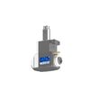VDI 30, angular tool holder, coupling  Okuma, with internal cooling with Tapered roller bearings