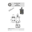 Boring bar holder. with internal coolant supply. INDEX