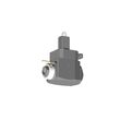 VDI 40, angular tool holder, coupling DIN 1809, with internal cooling, with tapered roller bearings