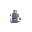 VDI 40, angular tool holder, coupling DIN 1809, no internal cooling, with tapered roller bearings