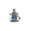VDI 40, angular tool holder, coupling DIN 5482, with internal cooling, with tapered roller bearings
