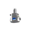 VDI 40, angular tool holder, coupling TOEM, no internal cooling, with tapered roller bearings