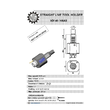 VDI 40. straight tool holder. coupling HAAS. with 20bar internal cooling