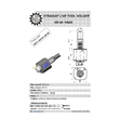 VDI 40. straight tool holder. coupling HAAS. no internal cooling