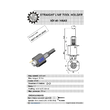VDI 40. straight tool holder. coupling HAAS. with 20bar internal cooling