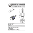 VDI 30. straight tool holder. coupling FLAT(~DIN 1809). no internal cooling