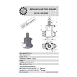 VDI 30. angular tool holder. coupling DIN 5480 Sauter synchron . with 80bar internal cooling