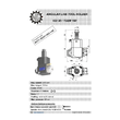VDI 30. angular tool holder. coupling TOEM. with 80bar internal cooling