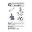 VDI 30. angular tool holder. coupling TOEM. with 80bar internal cooling