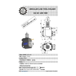 VDI 30. angular tool holder. coupling DIN 1809. no internal cooling