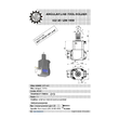 VDI 30. angular tool holder. coupling DIN 1809. no internal cooling