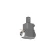 VDI 40, angular tool holder, coupling DIN 5480, with internal cooling, with tapered roller bearings