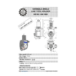 VDI 50. variable angle tool holder. coupling DIN 1809. no internal cooling
