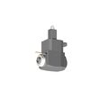 VDI 40, angular tool holder, coupling DIN 1809, no internal cooling, with tapered roller bearings