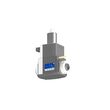 VDI 40, angular tool holder, coupling DIN 1809, no internal cooling, with tapered roller bearings