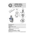 VDI 50. variable angle tool holder. coupling DIN 1809. no internal cooling