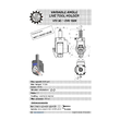 VDI 30. variable angle tool holder. coupling FLAT(~DIN 1809). with 20bar internal cooling