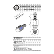 VDI 50. straight tool holder. coupling TOEM. with 20bar internal cooling