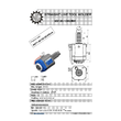 VDI 50. straight tool holder. coupling DIN 1809. no internal cooling