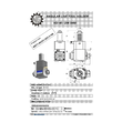 VDI 40. angular tool holder. coupling DIN 5480 Sauter synchron . with 80bar internal cooling