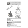 VDI 40. angular tool holder. coupling Okuma. with 20bar internal cooling. with tapered roller bearings