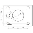 BMT 40, ANGULAR tool holder, no internal cooling, with tapered roller bearings MURATEC