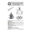VDI 40. angular tool holder. coupling DIN 1809. with 80bar internal cooling. with tapered roller bearings