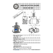 VDI 40. angular tool holder. coupling DIN 1809. with 80bar internal cooling. with tapered roller bearings
