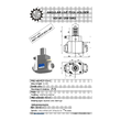VDI 40. angular tool holder. coupling DIN 5482 Sauter . with 80bar internal cooling. with tapered roller bearings