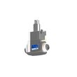 VDI 40, angular tool holder, coupling DOG CLUTCH, with 80bar internal cooling, with tapered roller bearings