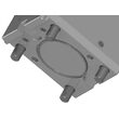Boring bar holder, with internal coolant supply, OKUMA