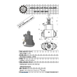 VDI 40. angular tool holder. coupling DIN 1809. with 80bar internal cooling. with tapered roller bearings