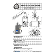 VDI 40. angular tool holder. coupling DIN 1809. with 80bar internal cooling. with tapered roller bearings