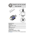 VDI 40. straight tool holder. coupling DIN 5482 Sauter . with 20bar internal cooling