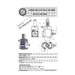 VDI 40. angular tool holder. coupling DIN 5480 Sauter synchron . no internal cooling
