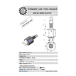 VDI 50. straight tool holder. coupling TOEM. with 20bar internal cooling