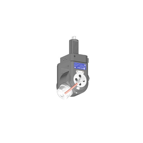 VDI 30, variable angle tool holder, coupling FLAT(~DIN 1809), with internal cooling