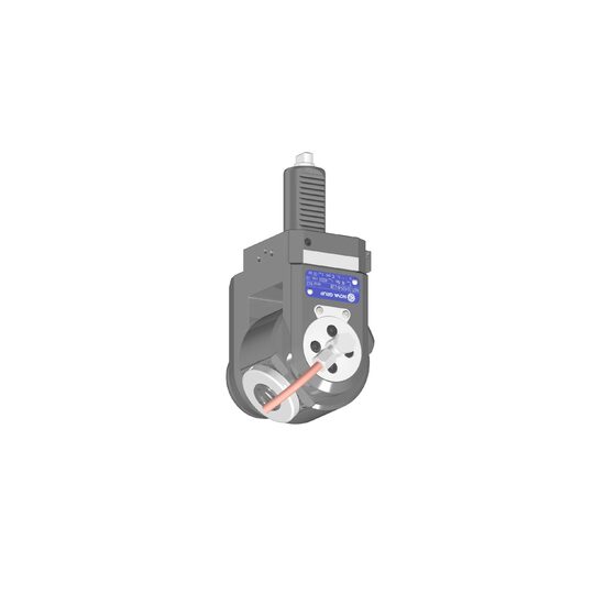 VDI 30, variable angle tool holder, coupling FLAT(~DIN 1809), with internal cooling