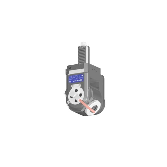 VDI 30, variable angle tool holder, coupling FLAT(~DIN 1809), with internal cooling