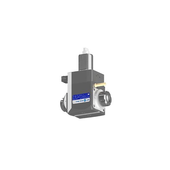 VDI 40, angular tool holder, coupling DIN 1809, with 80bar internal cooling