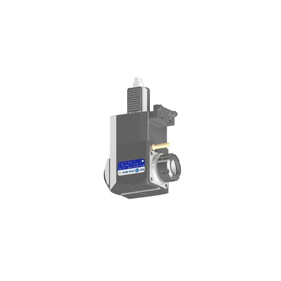 VDI 40, angular tool holder, coupling DIN 1809, with internal cooling