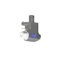 VDI 40, angular tool holder, coupling FLAT(~DIN 1809), with 80bar internal cooling