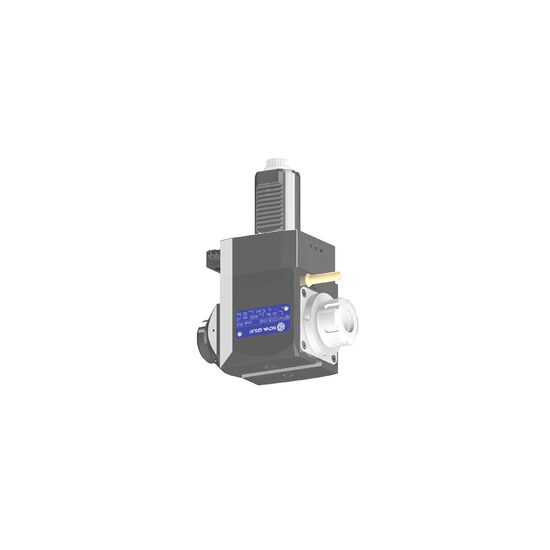 VDI 40, angular tool holder, coupling DIN 5480, with 80bar internal cooling
