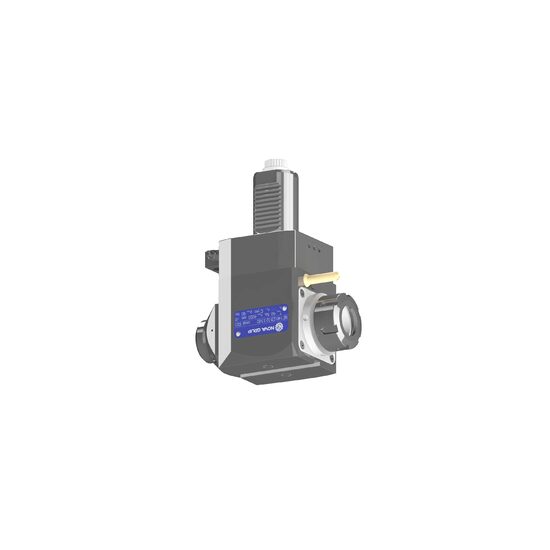 VDI 40, angular tool holder, coupling DIN 5480, with 80bar internal cooling